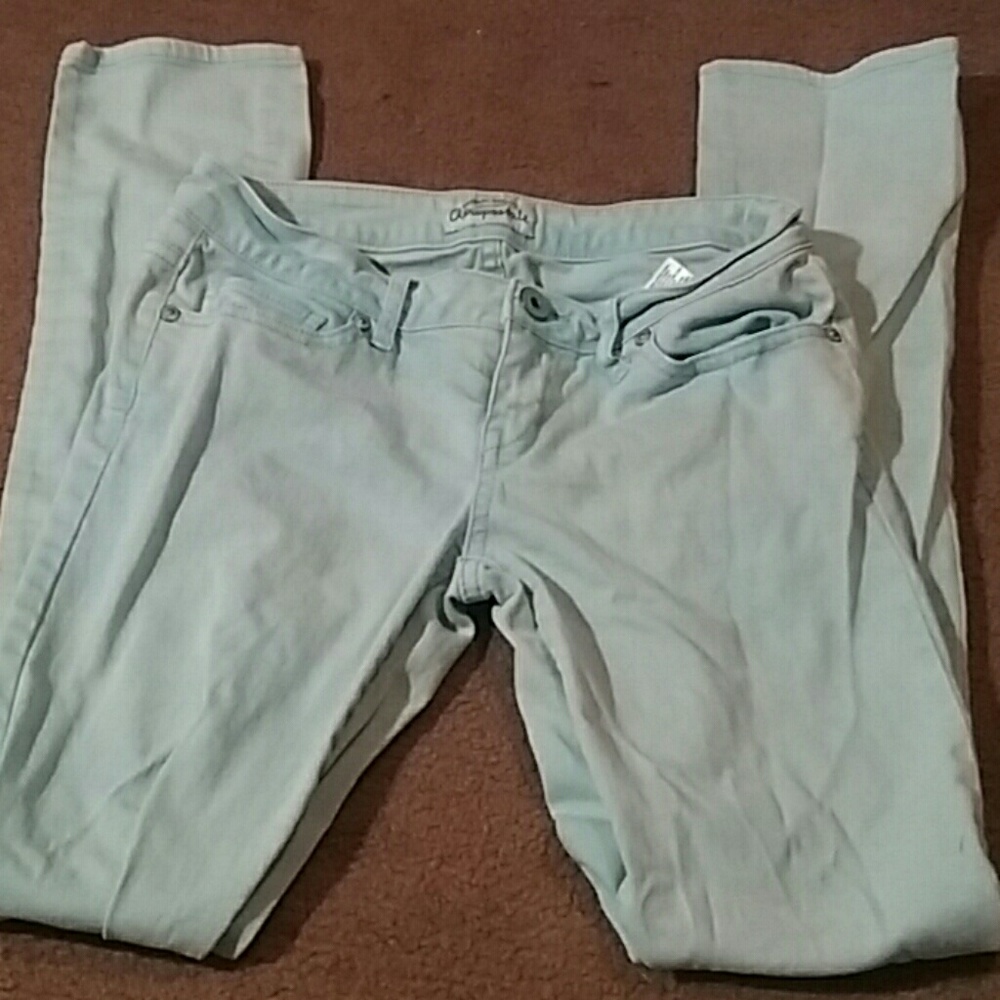 Aeropostale Womens Blue 1/2 Reg Skinny jeans